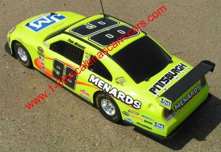 nascar rc body shells